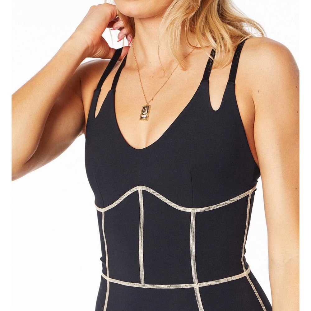 P.E Nation Frontside Unitard bodysuit in Black size XS - Picture 3 of 12